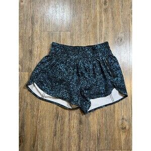 Lululemon Tracker Short V 4" Womens Size 6 Illuminate Multi Black W7AHUS